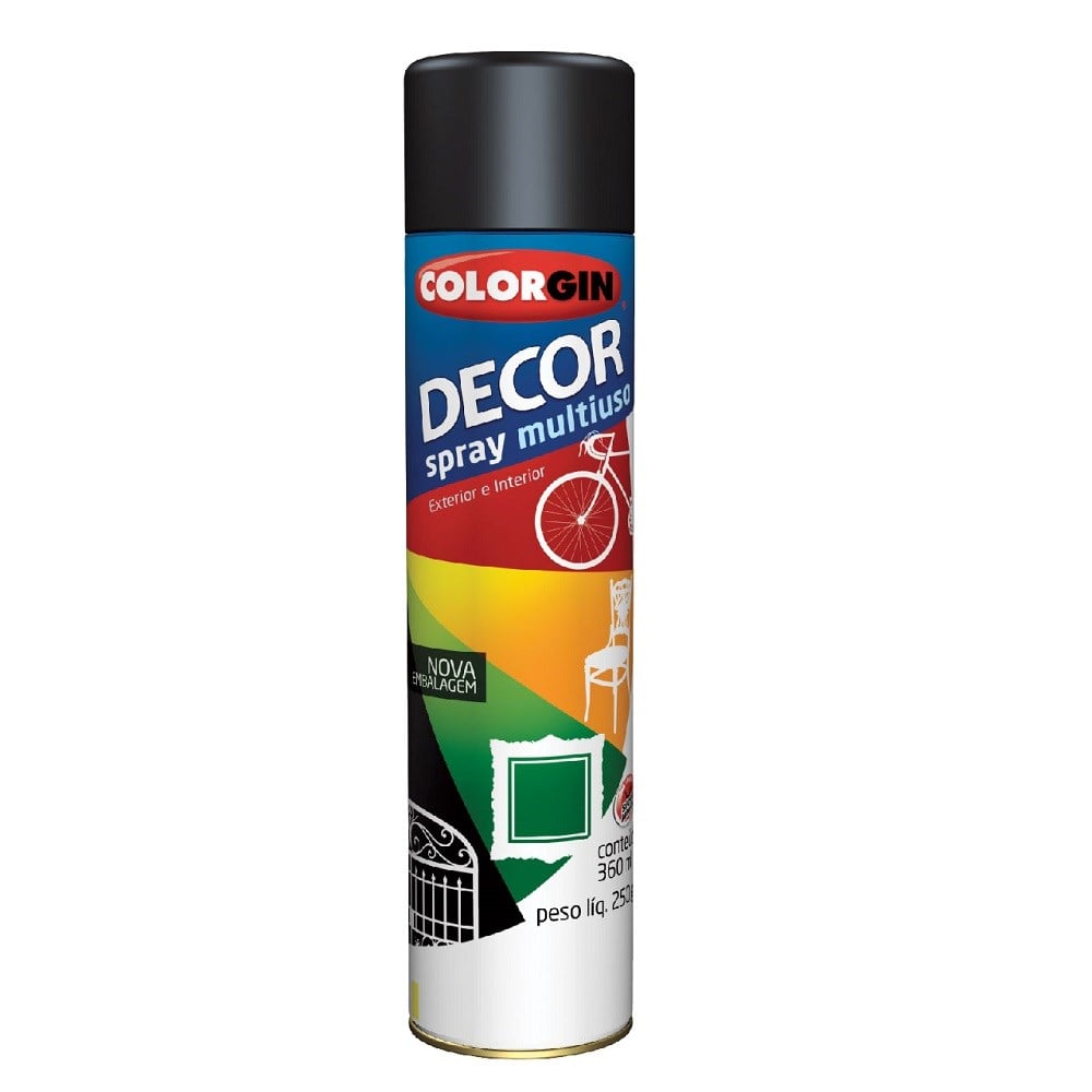 Spray Colorgin Decor Marrom Café 360ML 8821