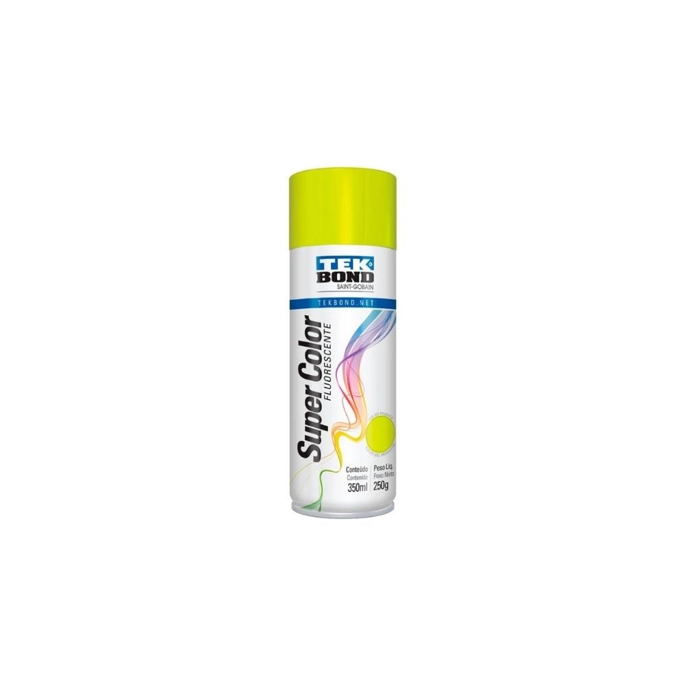 Spray Tekbond Amarelo Fluorescente 350ML | 23221006900 - imagem 1