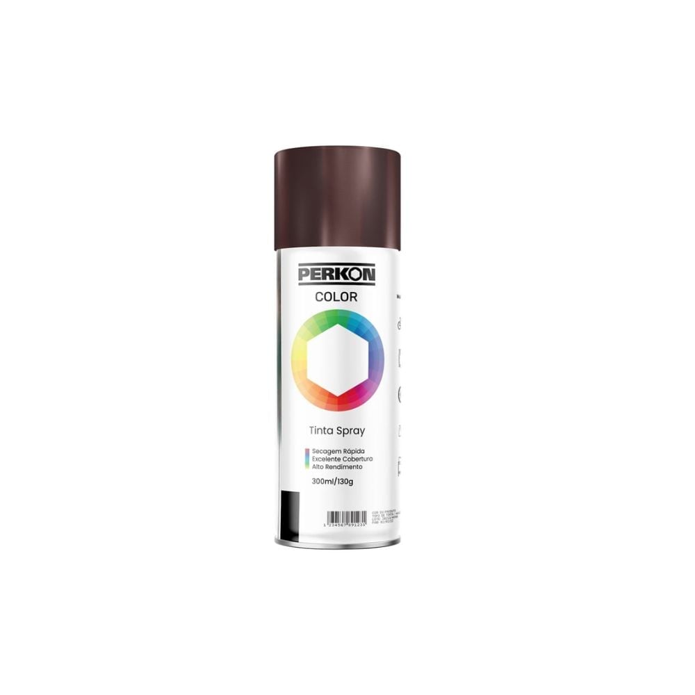 Tinta Spray Perkon Metálica Cobre - 300ML | 7181 - imagem 1