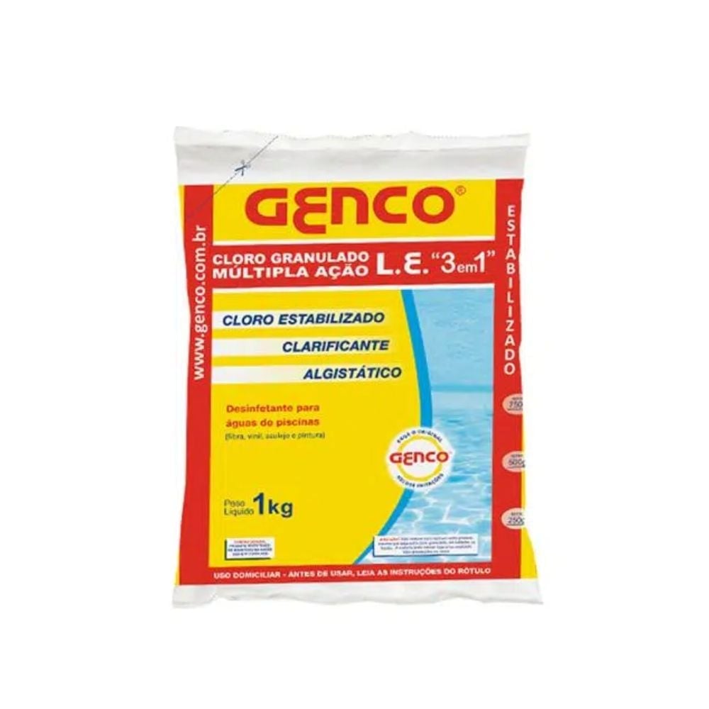 Cloro Genco Tablete Multipla Ação "3 Em 1" T-200 | 455170A