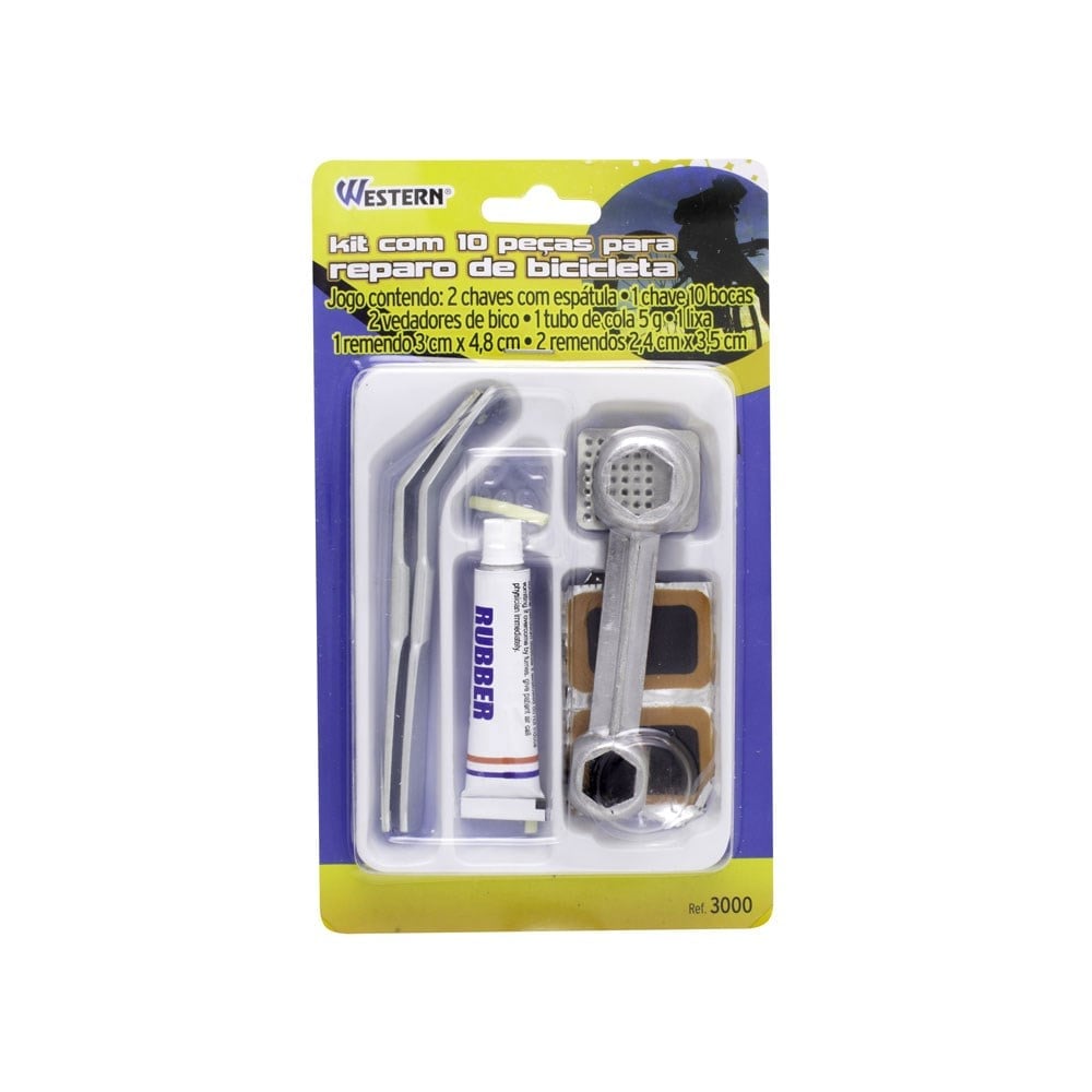 Reparo Pneu Bike com Chave Western 3000